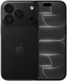 iPhone 18 Pro, face arrière, couleur noir, système caméra Pro Fusion dans la partie supérieure, logo Apple au centre, face avant, écran intégral