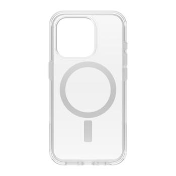 OtterBox étui de la série Symmetry+ pour Apple iPhone 15 pro max avec MagSafe (Transparent)