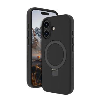 Apple iPhone 16 Dbramante1928 Iceland Ultra D3O MagSafe Case with Kickstand (Black)