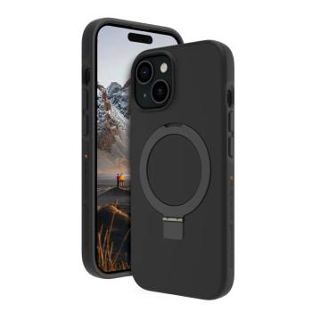 Apple iPhone 16e Dbramante1928 Iceland Ultra D3O MagSafe Case with Kickstand (Black)