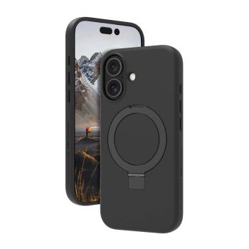 Apple iPhone 17 Dbramante1928 Iceland Ultra D3O MagSafe Case with Kickstand (Black)