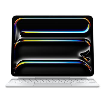 Clavier Apple Magic pour iPad Pro 13 pouces (2024) (M4) (blanc)