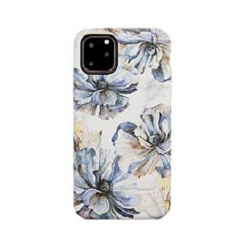 Uunique étui écologique Marble à motif imprimé (Bold Blossom) pour iPhone 11 Pro (Bleu/Or)