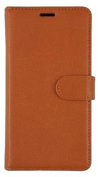 Uunique étui 2-en-1 folio en éco-cuir & étui dos amovible pour iPhone 11 Pro (Brun/Beige)