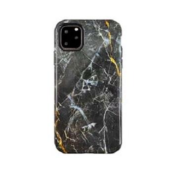 Uunique étui écologique Marble à motif imprimé (Dark Star Marble) pour iPhone 11 Pro Max (Noir/Or)
