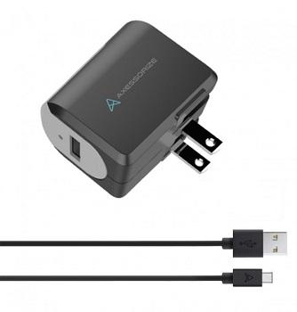 Câble USB de type C de PRO Charge + chargeur domestique