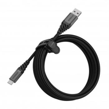 OtterBox câble de charge-synchro tressé USB-A à USB-C (300 cm) (Noir)