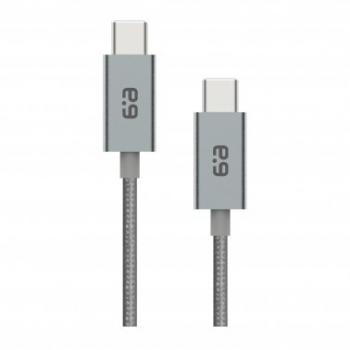 PureGear câble de charge-synchro tressé USB-C à USB-C (gris)