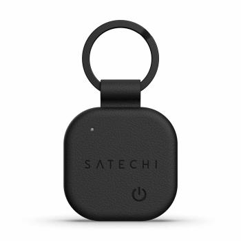 Porte-clés Satechi en cuir végétalien FindAll (noir)