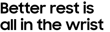 Better rest is
					all in the wrist