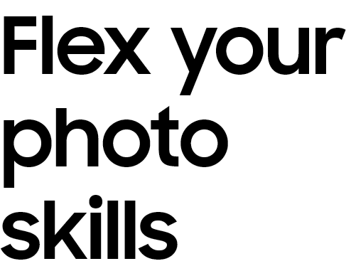 Flex your photo skills