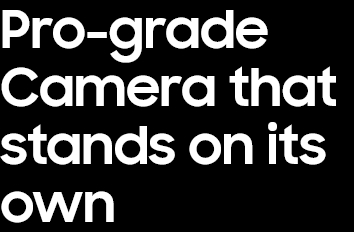 Pro-grade
						Camera that stands on its own