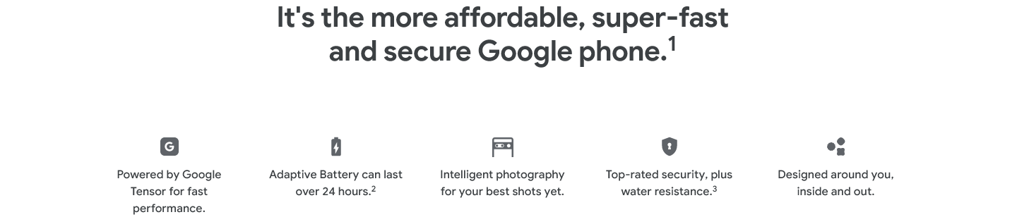 It's the more affordable, super-fast and secure Google phone