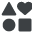 multiple shape icons