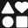 multiple shape icons