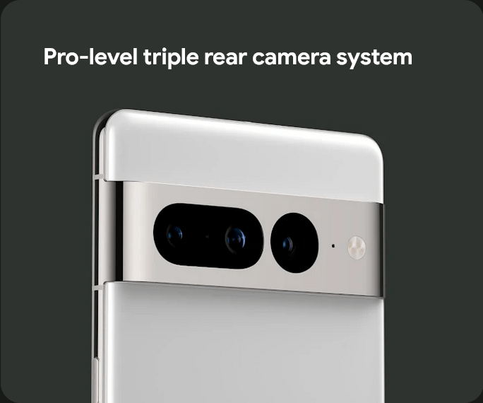 Pro-level triple rear camera system